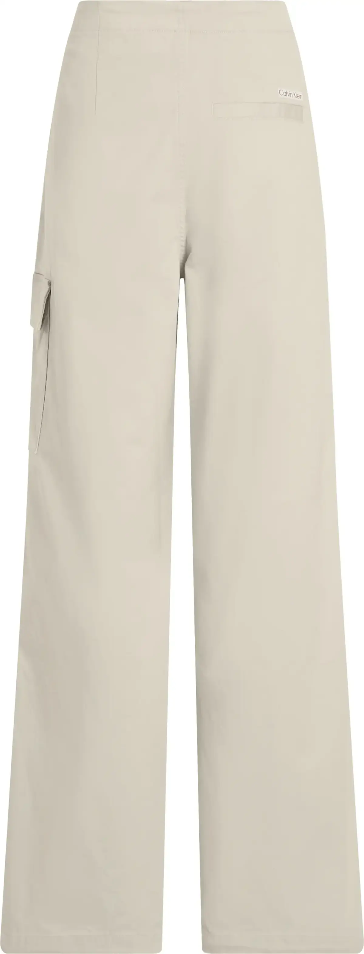 Calvin Klein BRUSHED COTTON CARGO Kadın Bej Pantolon