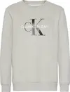 Calvin Klein CORE MONOGRAM LOGO S Kadın Gri Sweatshirt