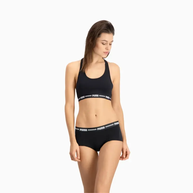 Puma PUMA WOMEN MINI SHORT 2P PAC Siyah Kadın 2'li Boxer