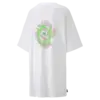 Puma DOWNTOWN Graphic Tee Dress Beyaz Kadın Elbise