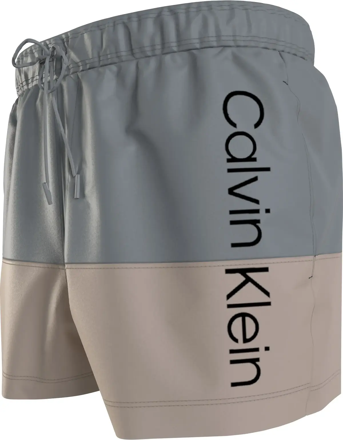 Calvin Klein SHORT DRAWSTRING Erkek Gri Deniz Şortu