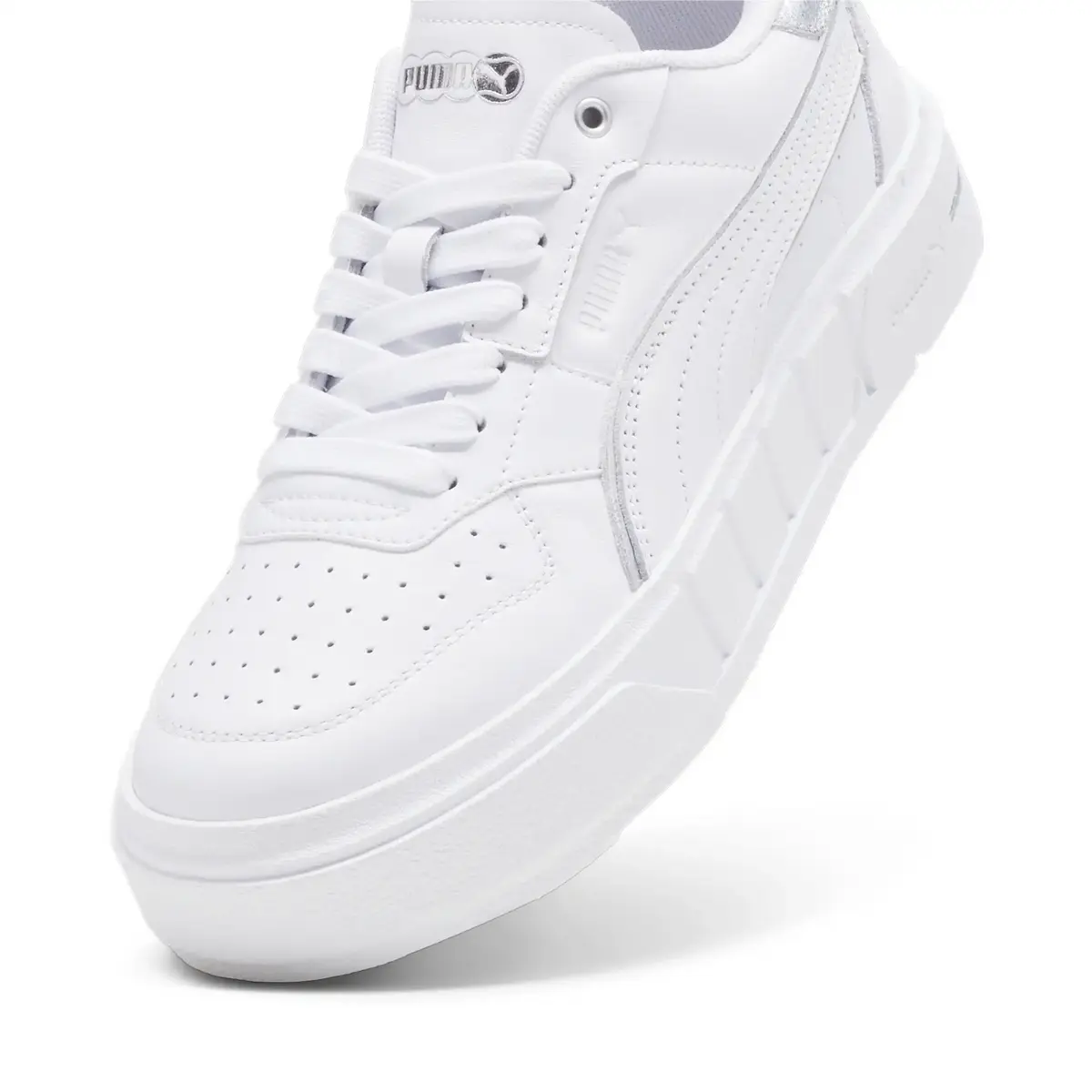 Puma Cali Court Metallic Wns Beyaz Kadın Günlük Spor Ayakkabı