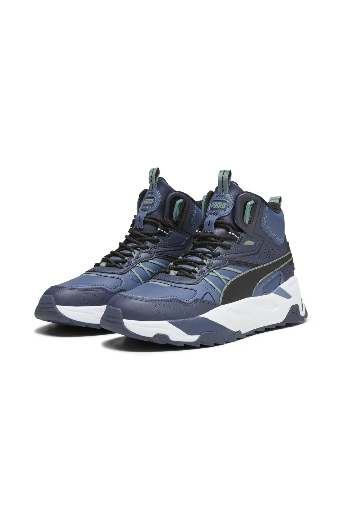 Puma Trinity Mid Hybrid L Mavi Erkek Günlük Spor Ayakkabı