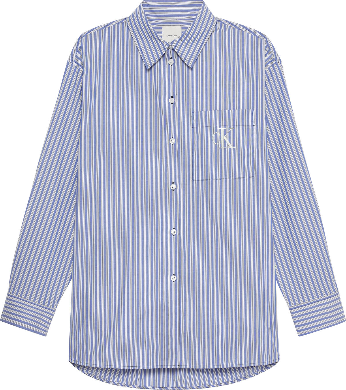 Calvin Klein YD Perfect Button-down Shirt Mavi Kadın Gömlek Calvin Klein YD Perfect Button-down Shirt Mavi Kadın Gömlek