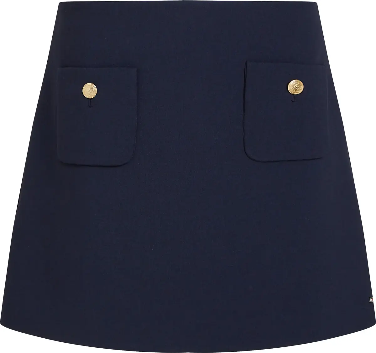 Tommy Hilfiger PUNTO SHORT SKIRT, C1G Lacivert Kadın Elbise-Etek