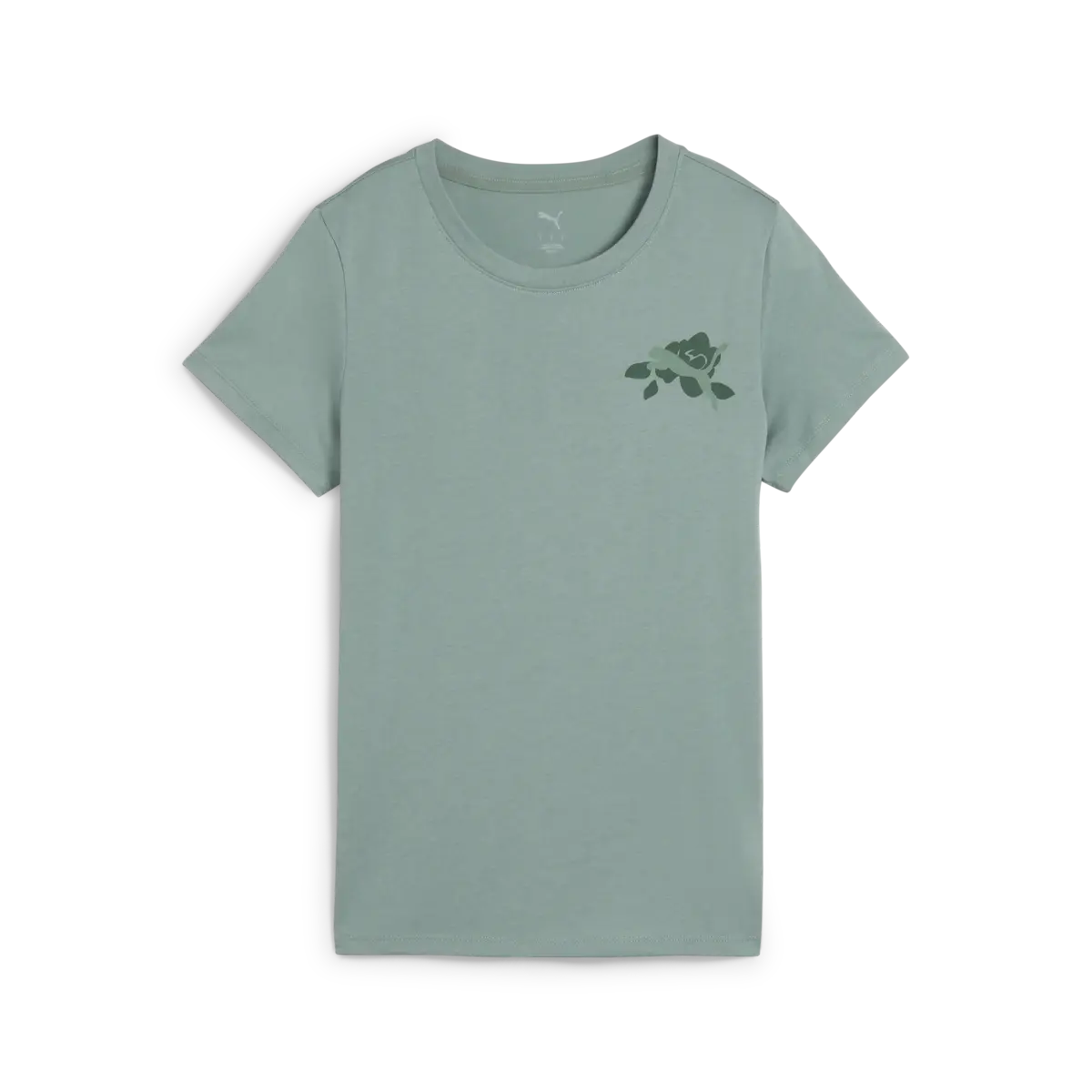 PUMA GRAPHICS TRAIN CONCEPT TEE W Yeşil Kadın T-Shirt