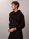 Calvin Klein PREMIUM TERRY CK Siyah Erkek Kapüşonlu Sweatshirt