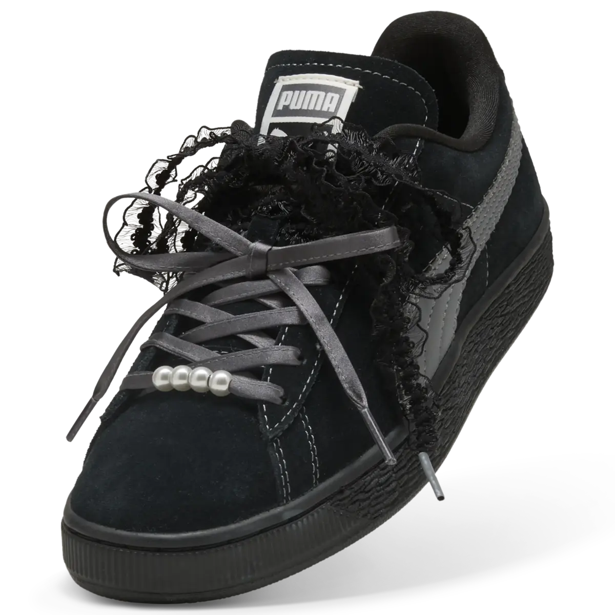 Puma Suede Bloom Wns Kadın Siyah Spor Ayakkabı & Sneaker