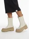 Calvin Klein FLATFORM CHELSEA BOO Kadın Bej Bot