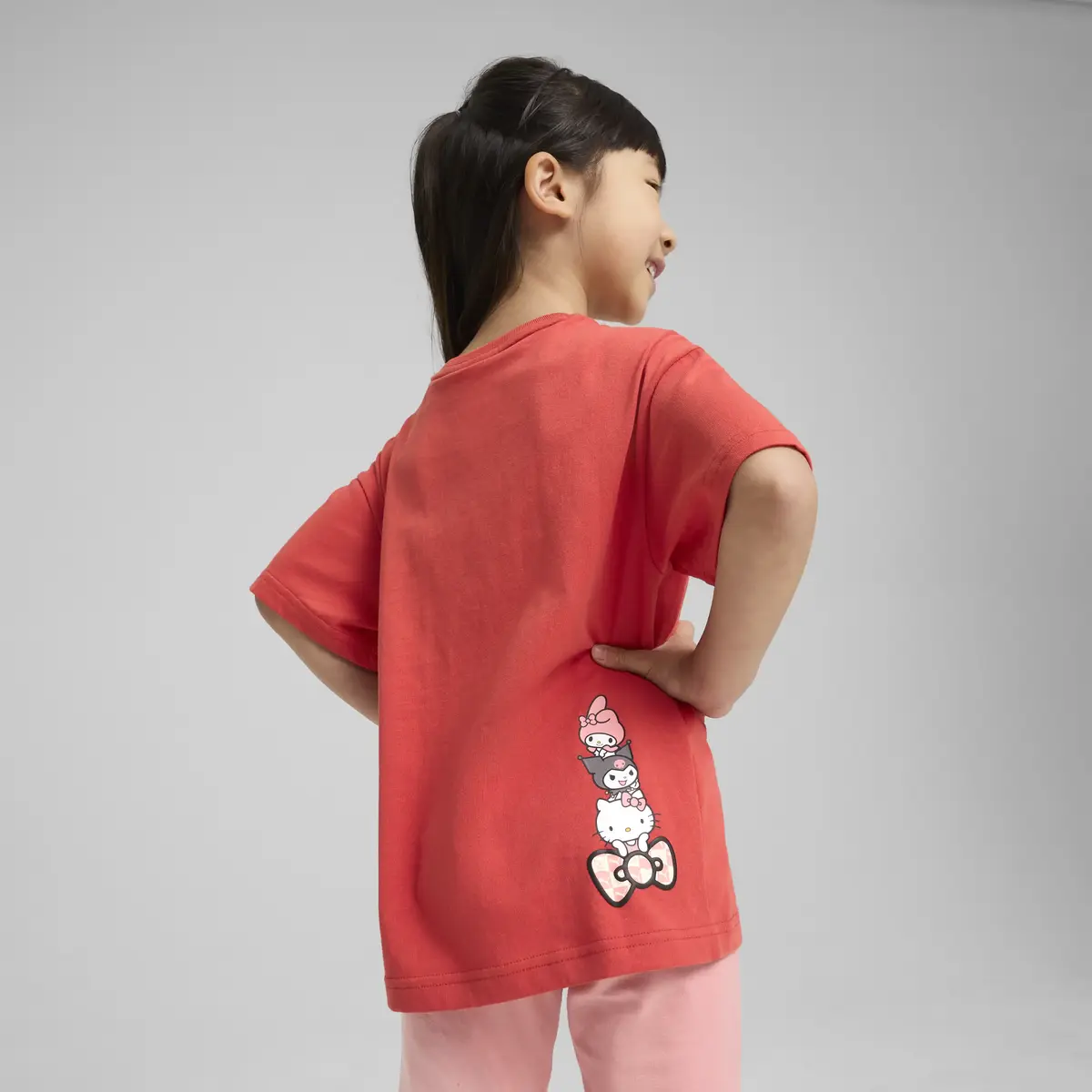 Puma X HK&FR Graphic Tee Kırmızı Kız Çocuk T-Shirt & Polo