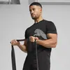PUMA TAD BIG LOGO Tee Siyah Erkek T-Shirt