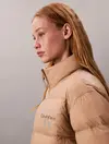 Calvin Klein GRAPHIC LOGO PUFFER, PAI Krem Kadın Şişme Mont