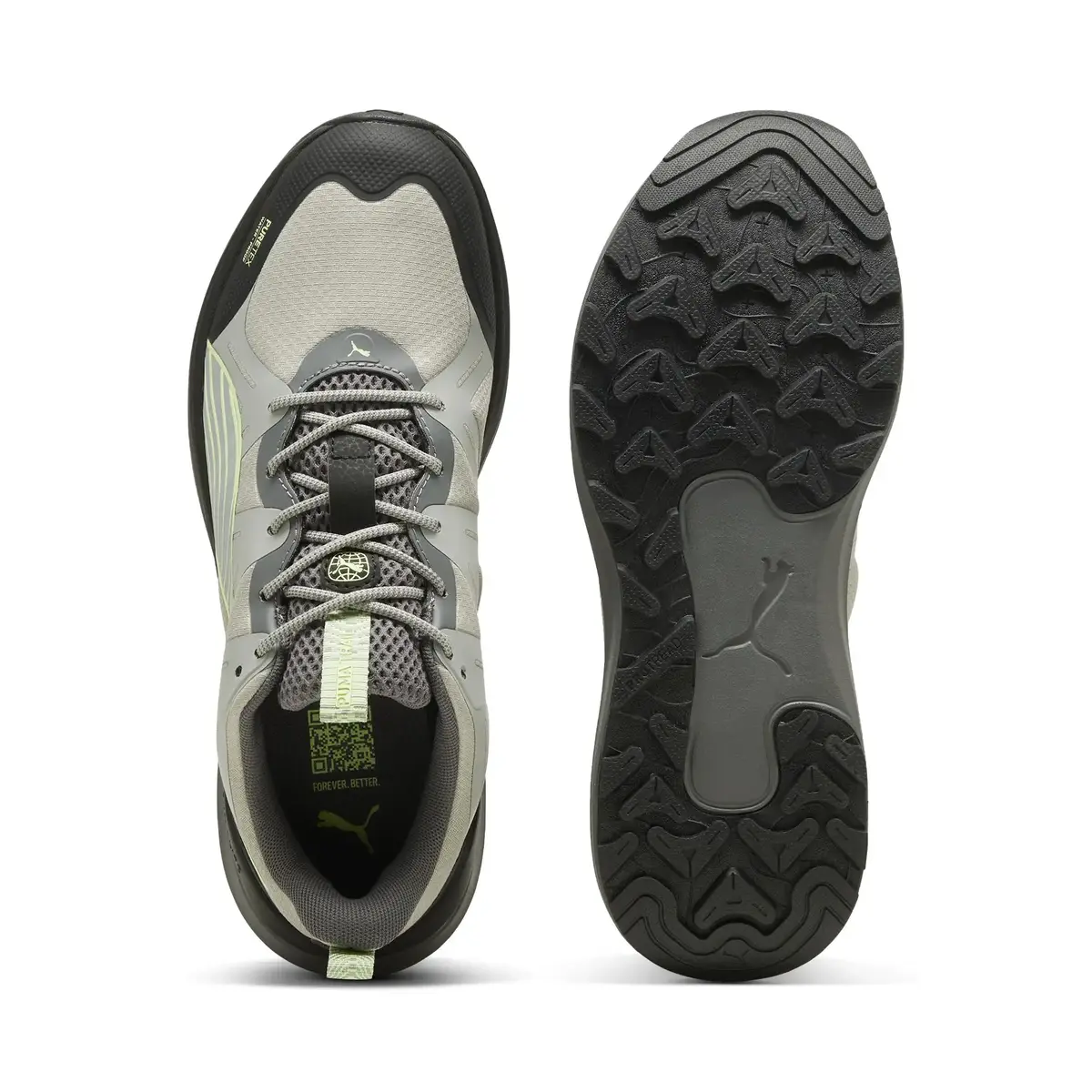 Puma Reflect Lite Trail PTX Gri Unisex Yürüyüş ve Koşu Ayakkabısı