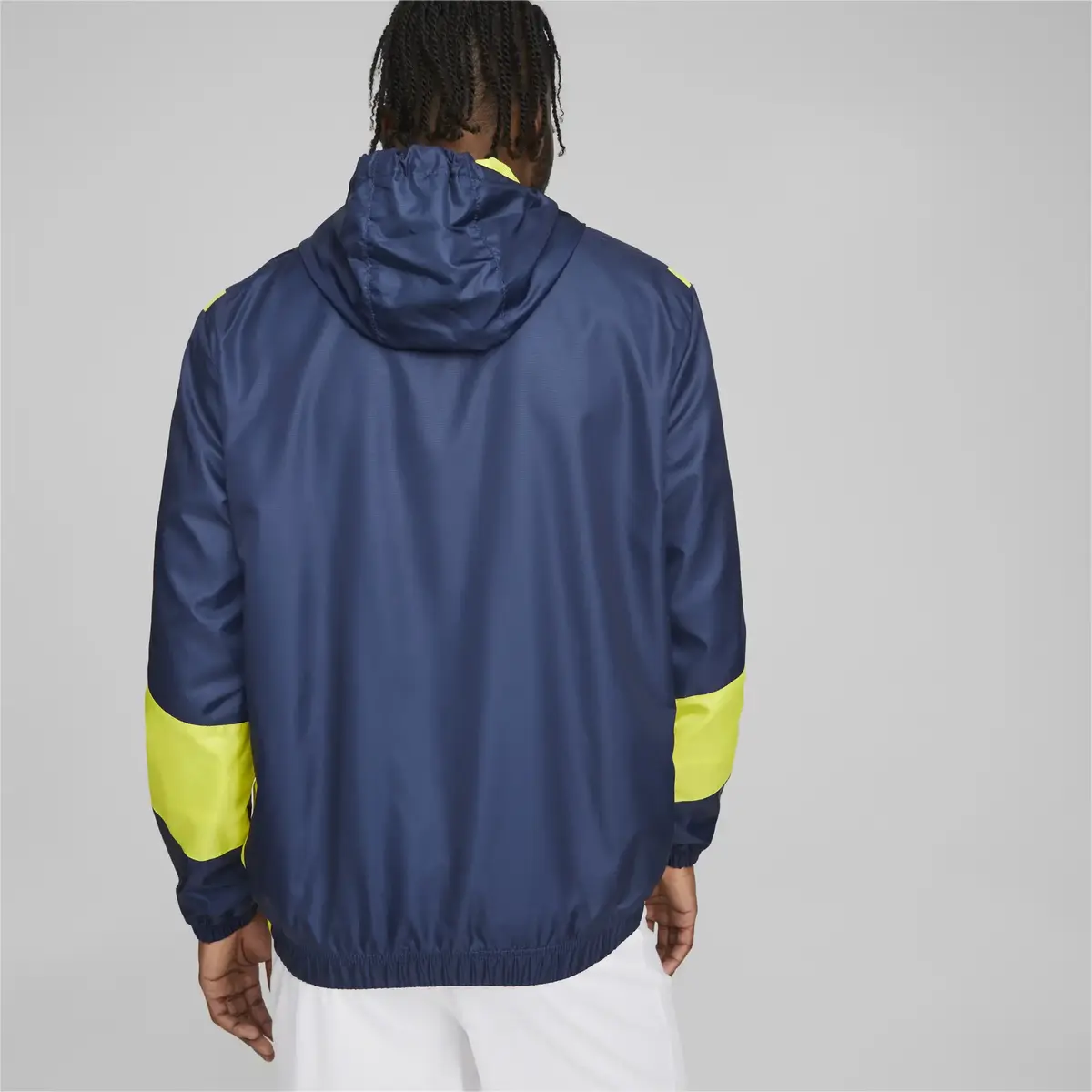 Puma Fsk Prematch Woven Anthem Jacket Medieval Blue-Blazıng Yellow Sarı Erkek Ceket