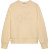 Calvin Klein SPACER CUT OUT MONOL, YAB Bej Çocuk Sweatshirt