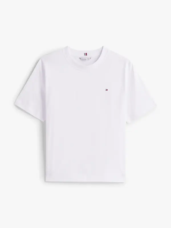 Tommy Hilfiger MODERN RELAXED C-NK Erkek Beyaz T-Shirt