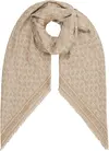 Calvin Klein MONOGRAM JACQUARD SC Kadın Kahverengi Eşarp