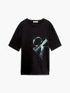 Calvin Klein HYPER REAL MONOGRAM Erkek Siyah T-Shirt
