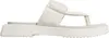 Calvin Klein SQ LOW WEDGE SANDAL, AEO Krem Kadın Terlik