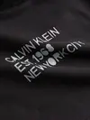 Calvin Klein MIXED PRINT STENCIL Erkek Siyah Hoodie