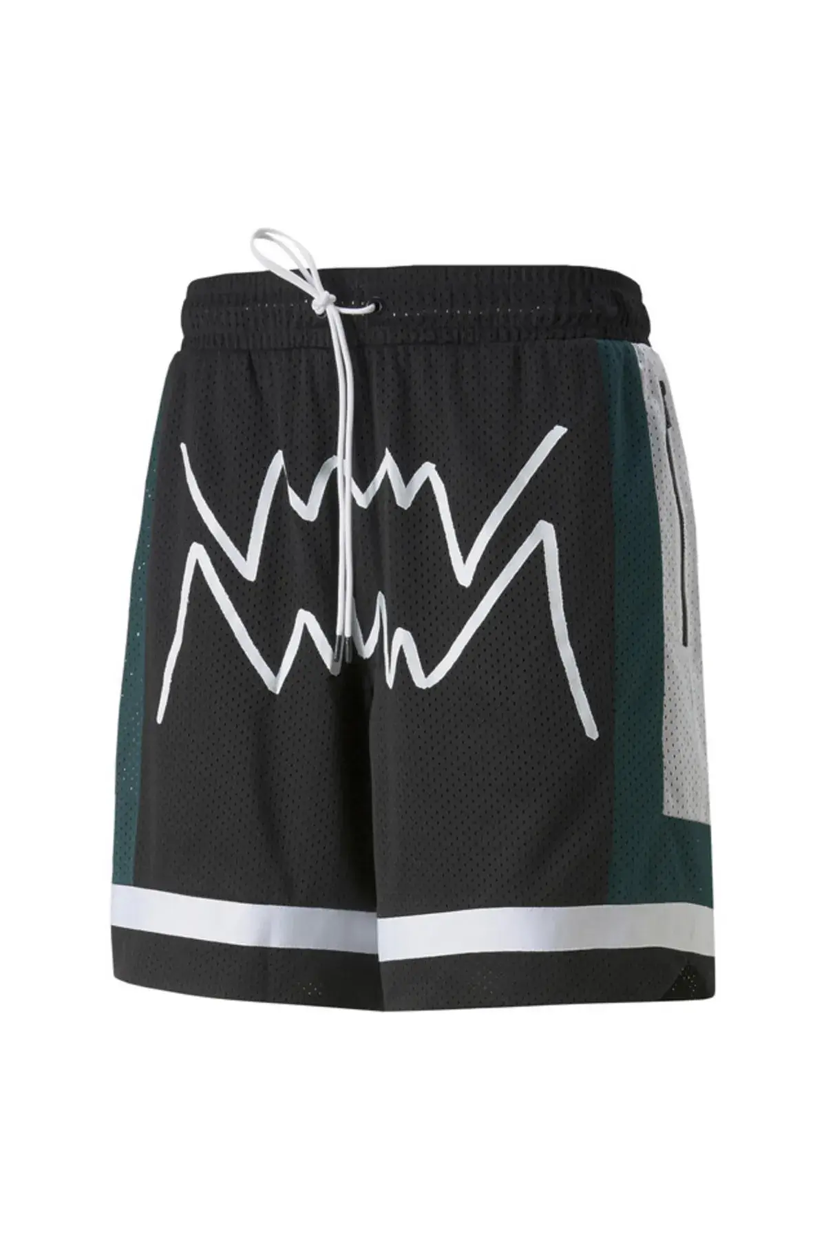 Puma First Team Short Siyah Erkek Basketbol Şort