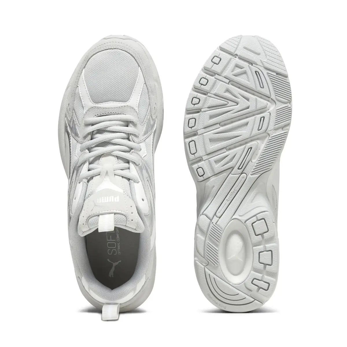 Puma Milenio Tech Suede Gri Erkek Günlük Spor Ayakkabı
