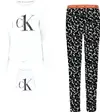 Calvin Klein L/S PANT SET Kadın Siyah Eşofman Takımı