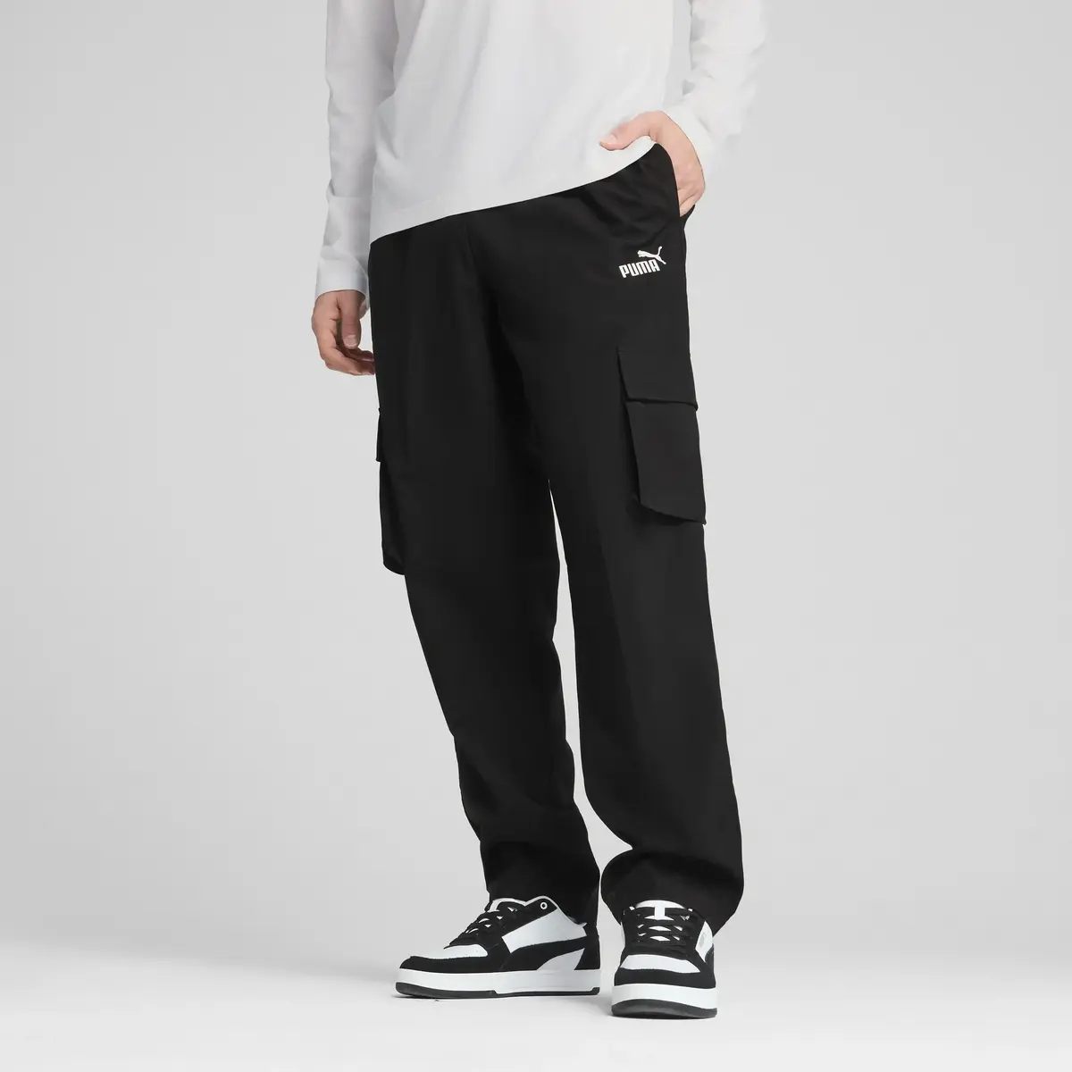 PUMA ESS Woven Cargo Pants Siyah Erkek Eşofman Altı