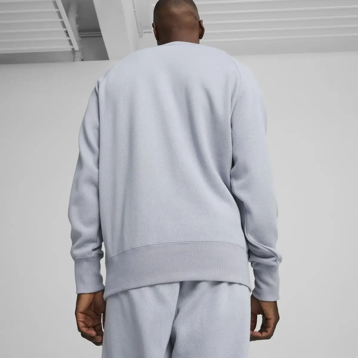 PUMA CLASSICS+ Crew Gri Erkek Sweatshirt