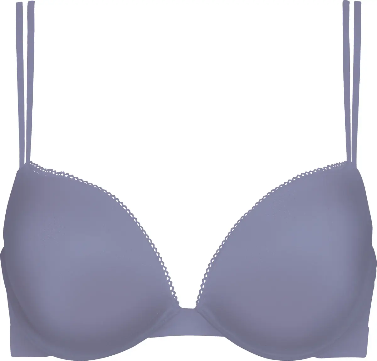 Calvin Klein PUSH UP PLUNGE Kadın Gri Sütyen