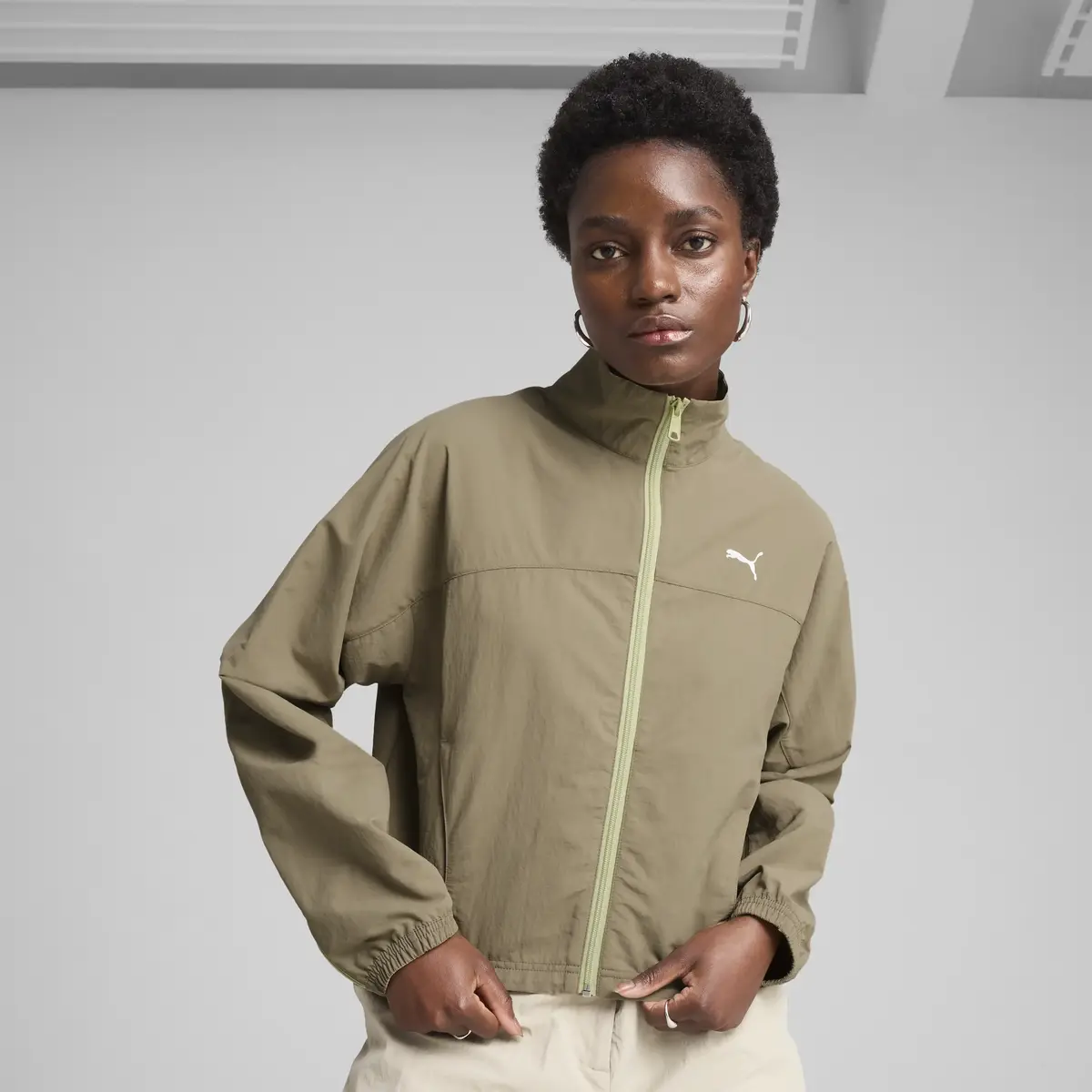 PUMA DARE TO Zip-Off Jacket Yeşil Kadın Ceket