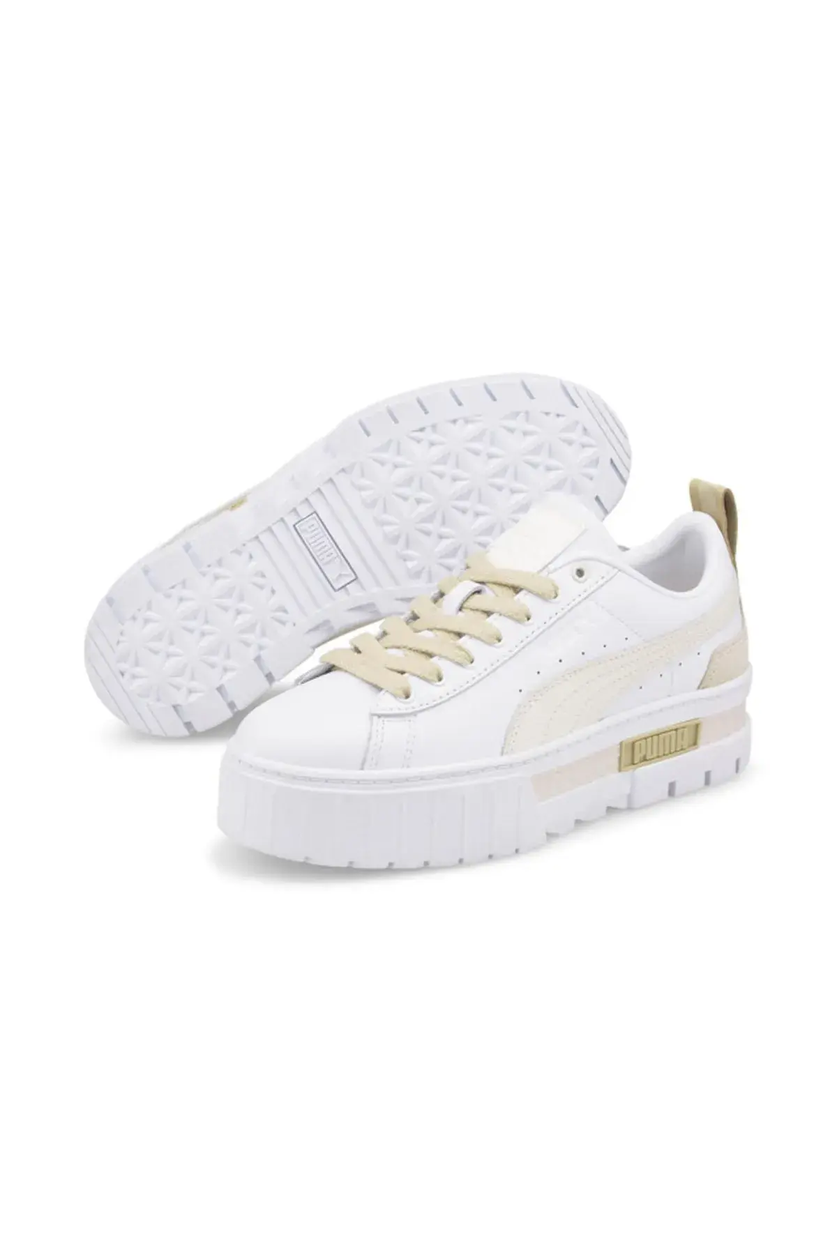 Puma Mayze Luxe Wns Beyaz Kadın Günlük Spor Ayakkabı
