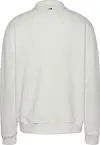 Tommy Hilfiger TJM 1/4 ZIP TOWEL PA, YAC Beyaz Erkek Sweatshirt