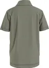 Calvin Klein BADGE POLO Erkek Gri Polo T-Shirt
