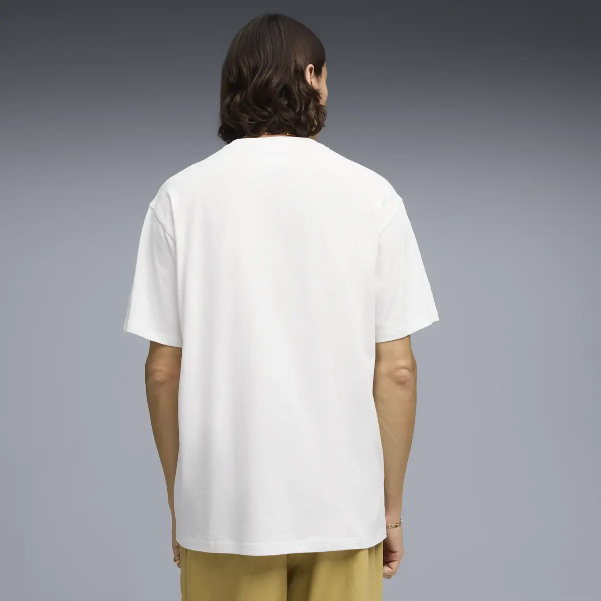 Puma PL Lifestyle Tee Beyaz Erkek T-Shirt