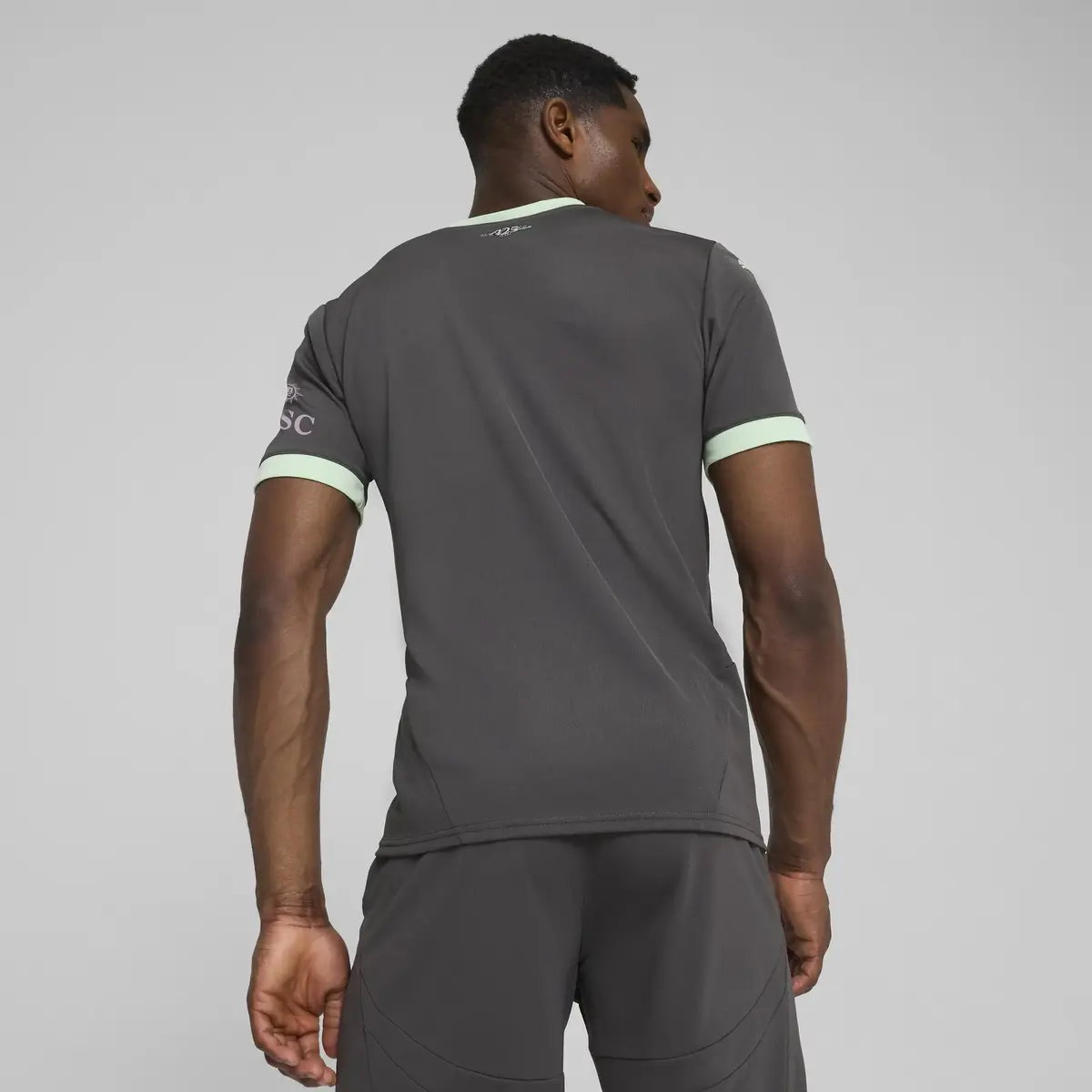 PUMA ACM Third Jersey Replica Gri Erkek Forma