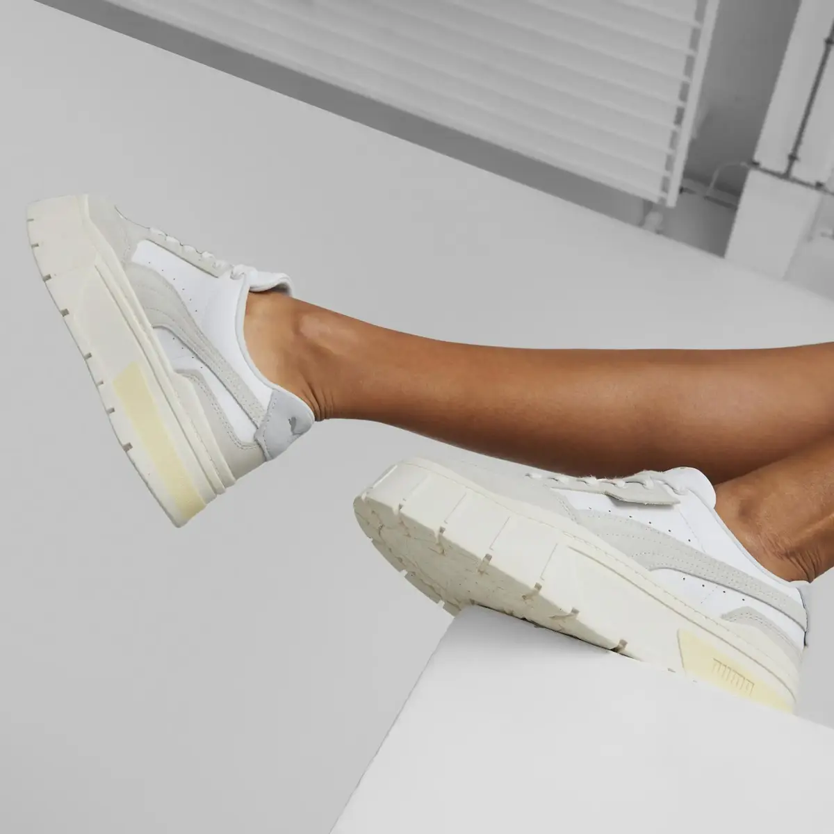 Puma Mayze Stack Luxe Wns Beyaz Kadın Günlük Spor Ayakkabı