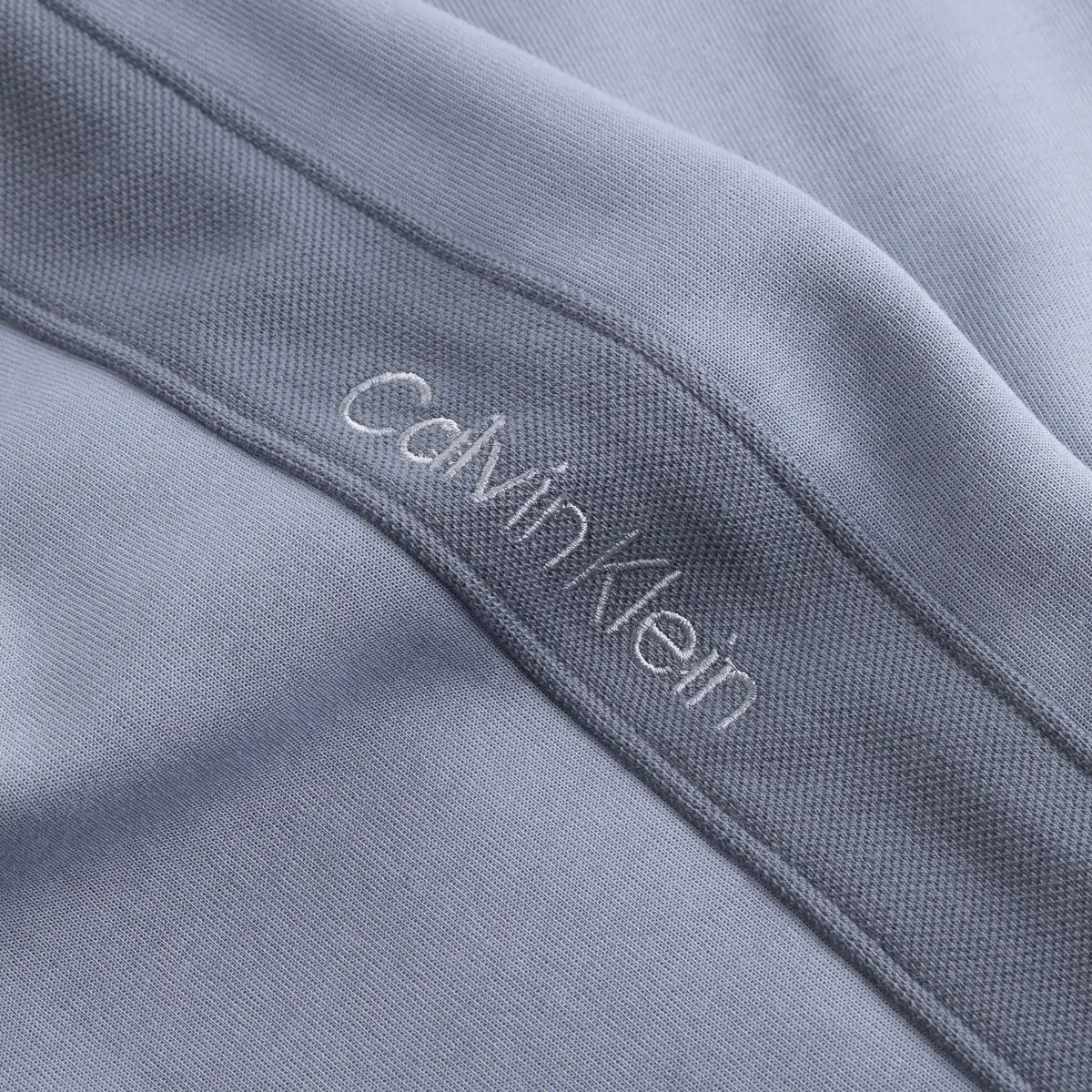 Calvin Klein LOGO TAPE CREW NECK, CKG Mavi Erkek Sweatshirt