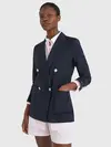 Tommy Hilfiger WOOL BLEND GOLD BUTT Kadın Siyah Blazer