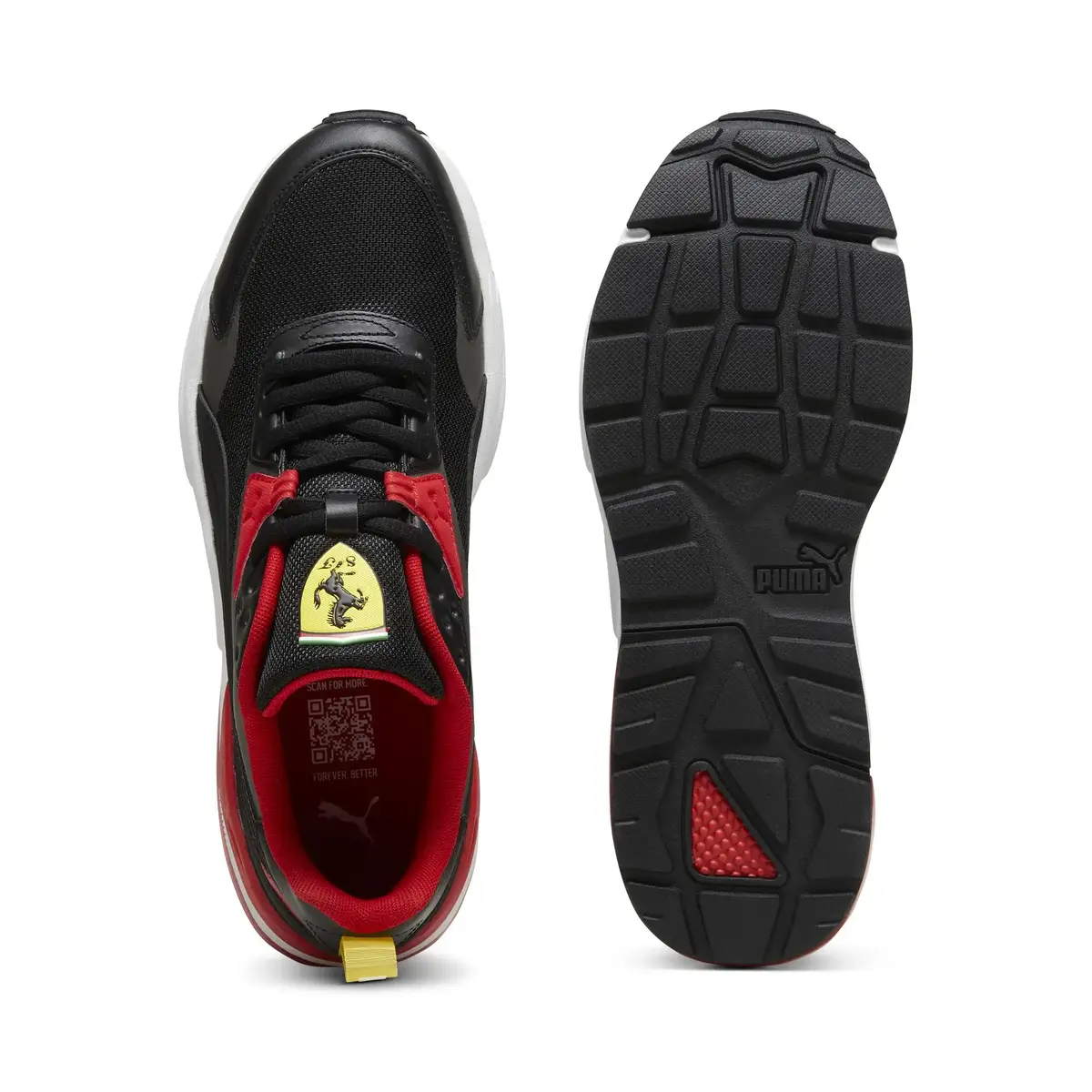 Puma Ferrari VIS2K Siyah Erkek Günlük Spor Ayakkabı