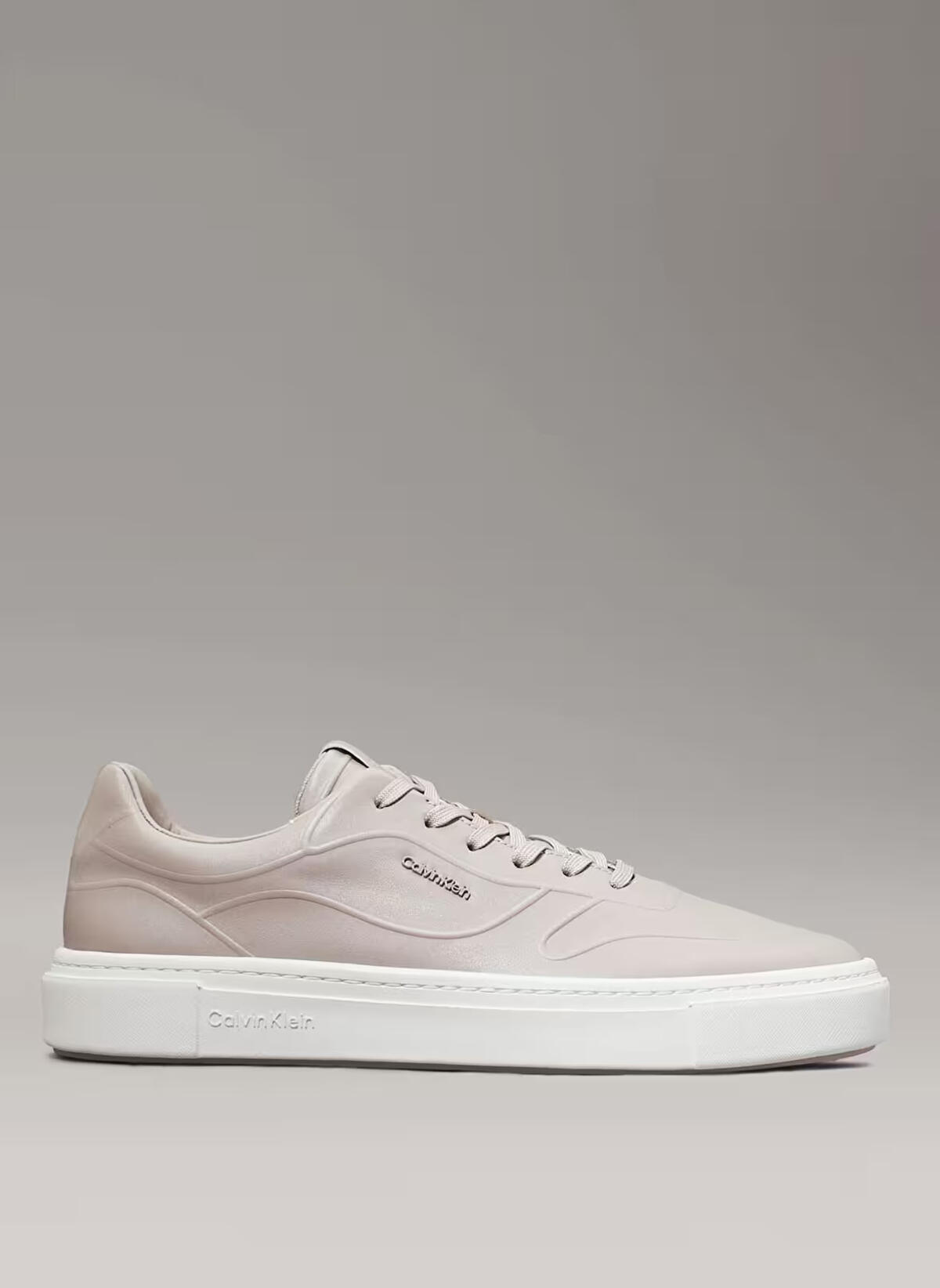Calvin Klein CUPSOLE LACE UP HF P, AE7 Bej Kadın Spor Ayakkabı