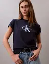 Calvin Klein HERO SS CLASSIC MONOLOGO CNECK T Antrasit Kadın Tişört