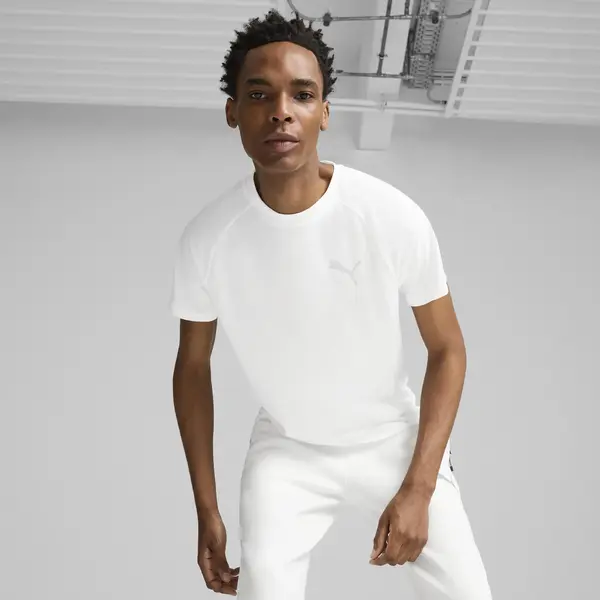 Puma EVOSTRIPE Tee Beyaz Erkek T-Shirt