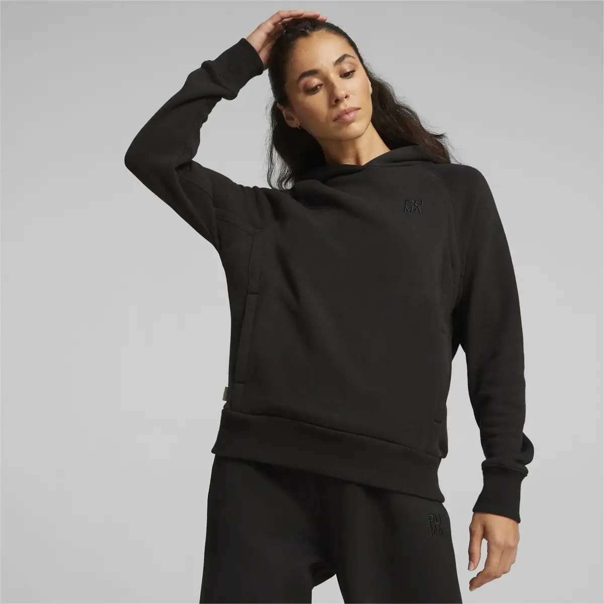 Puma INFUSE Relaxed Hoodie Siyah Kadın Sweatshirt