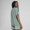 PUMA CLASS Relaxed Tee Yeşil Kadın T-Shirt