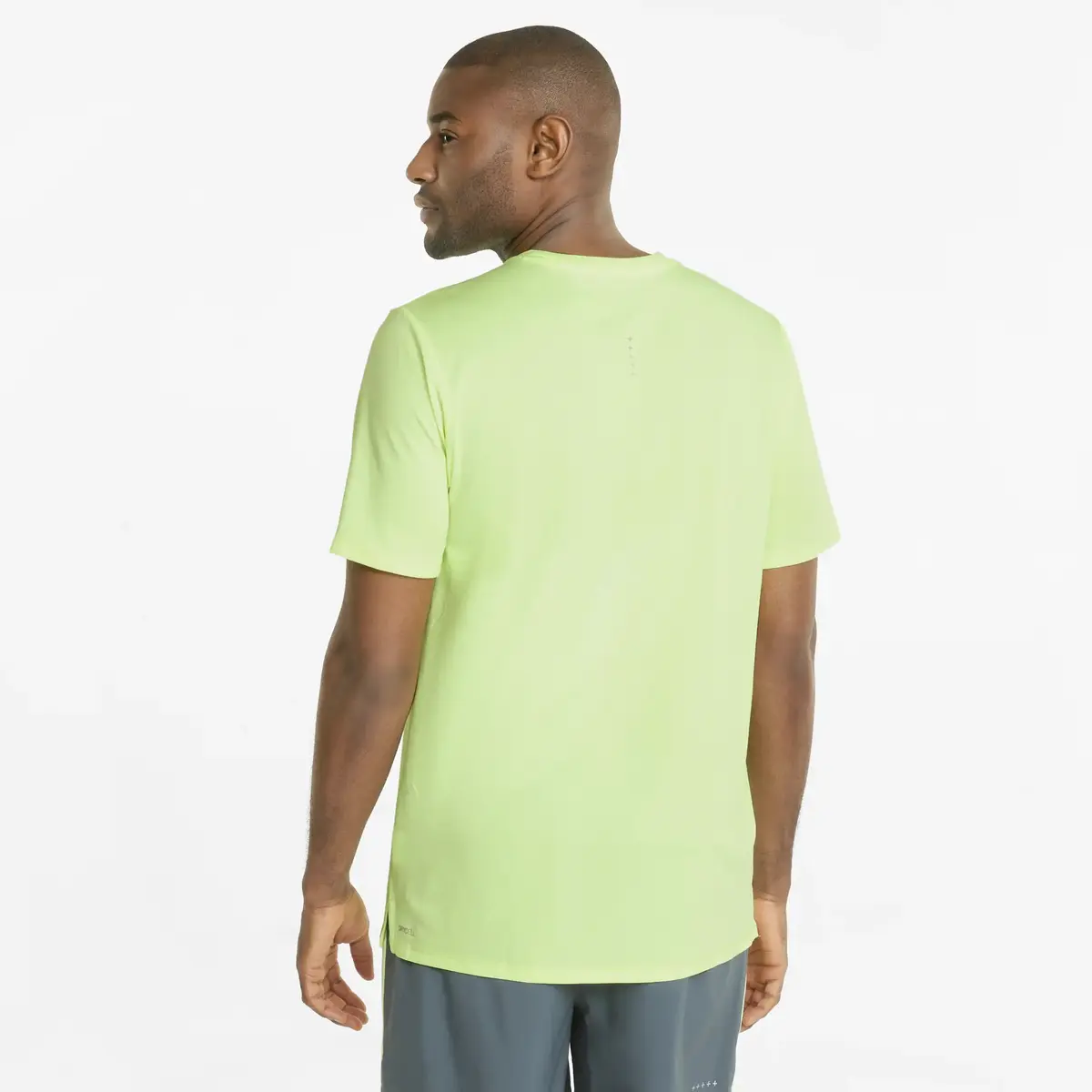 Puma RUN FAV HEATHER SS TEE Sarı Erkek T-Shirt