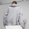 PUMATECH FZ Hoodie DK Gri Erkek Sweatshirt