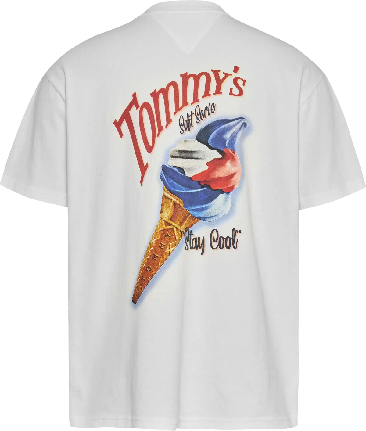 Tommy Hilfiger TJM RLX NOVELTY 2 GM, YBL Beyaz Erkek T-Shirt & Polo