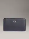 Calvin Klein CK RE-LOCK MEDIUM BIFOLD Siyah Kadın Cüzdan