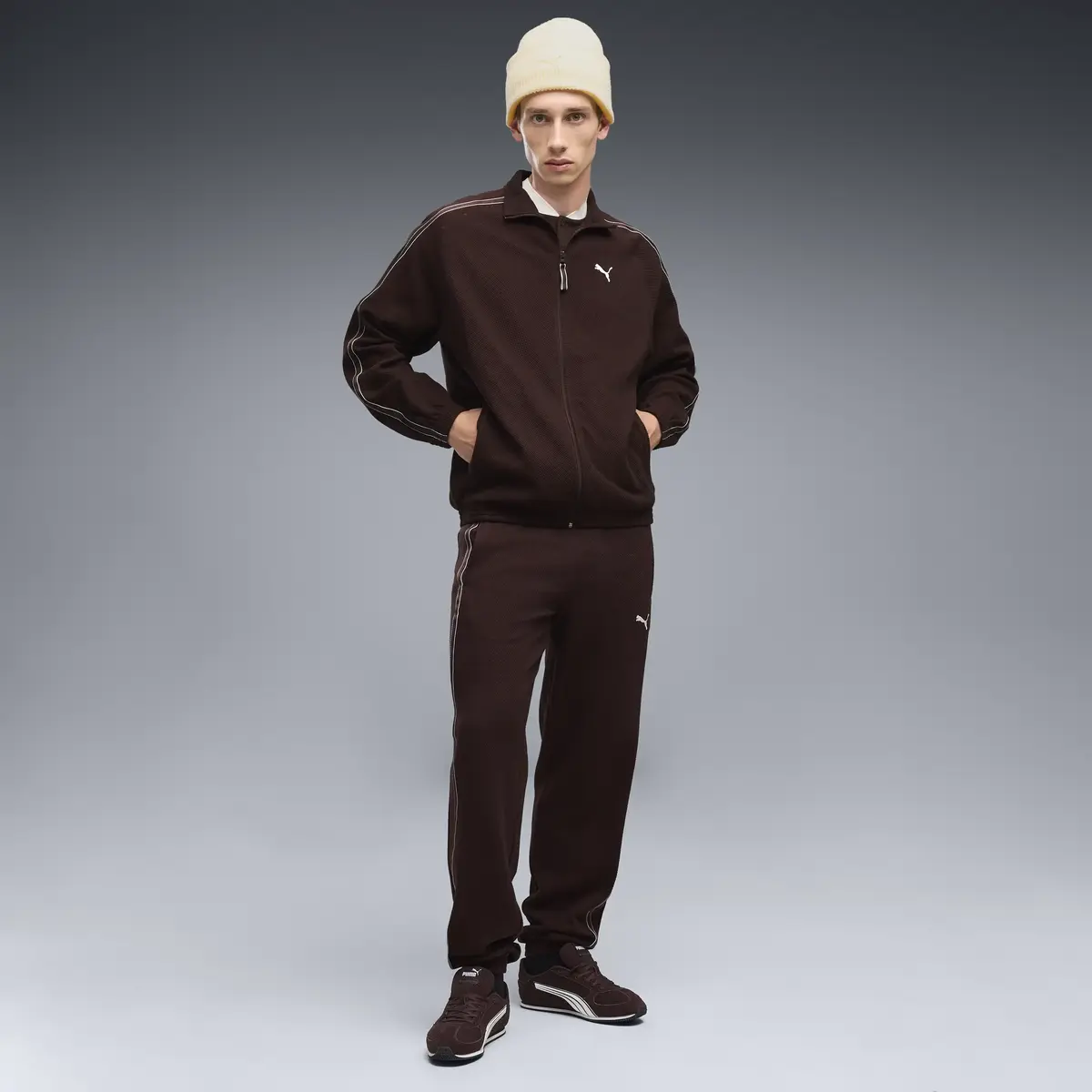 PUMA PUMA CLASS Relaxed Material Kahverengi Erkek Ceket